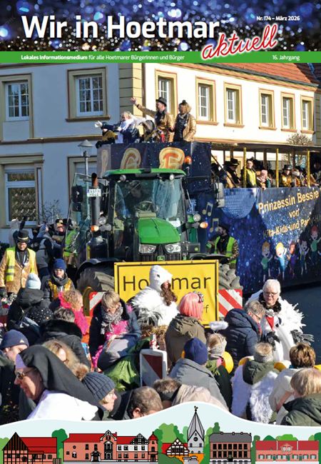 Titelblatt der aktuellen Ausgabe von Wir in Hoetmar aktuell